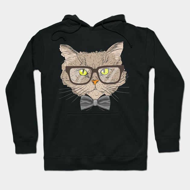 funnt cat Hoodie by Christopher store